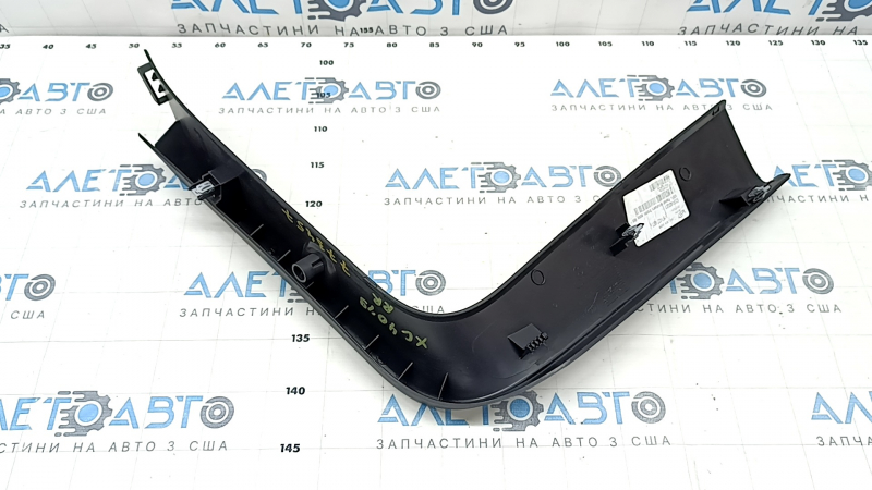 Upper right trunk door trim Volvo XC40 19-25 black, scratches