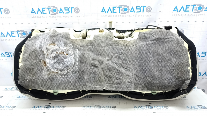 Mazda CX-5 19-22 rear seat cushion, combined leather with Alcantara, beige, water contact