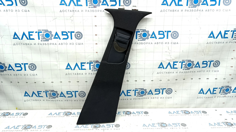 Upper center pillar trim belt right Mercedes C-class W205 15-21 black, tear