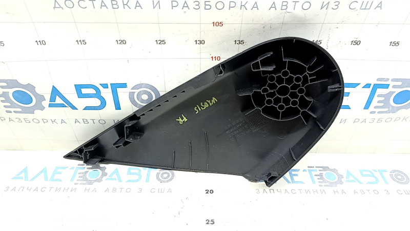 Side trim passenger seat right rear Mercedes C-class W205 15-18 black, scratches