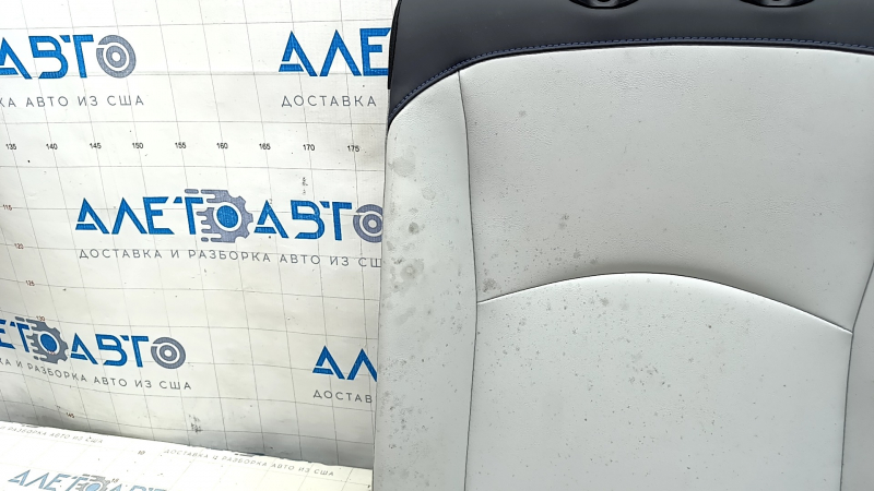 Rear row of seats 2nd row upper part left Toyota Prius 50 21-22 leather black and gray, dry cleanable