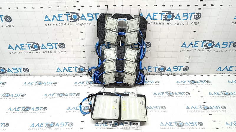 Massage mat for passenger seat BMW X5 G05 19-22 2 parts, rusty frame