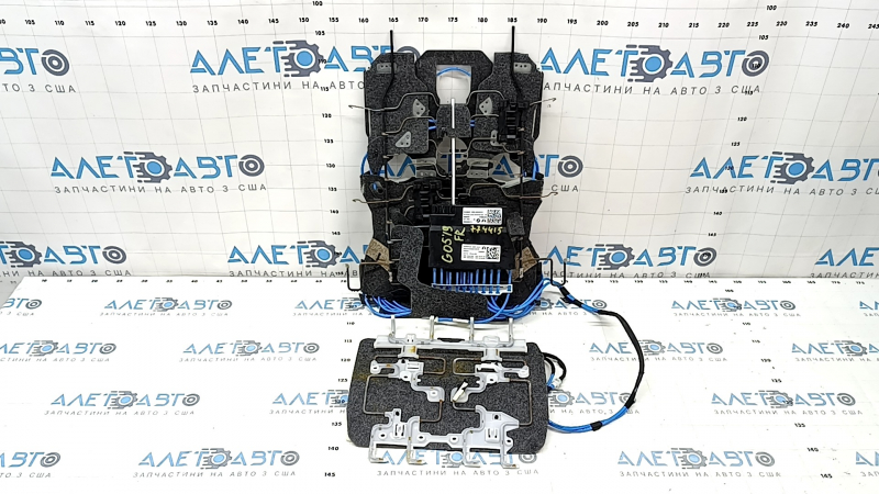 Massage mat for passenger seat BMW X5 G05 19-22 2 parts, rusty frame