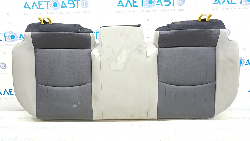 Rear row of seats 2nd row lower part Toyota Rav4 19-25 cloth, combined gray, hybrid, dry-cleanable