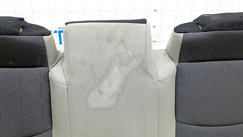 Rear row of seats 2nd row lower part Toyota Rav4 19-25 cloth, combined gray, hybrid, dry-cleanable
