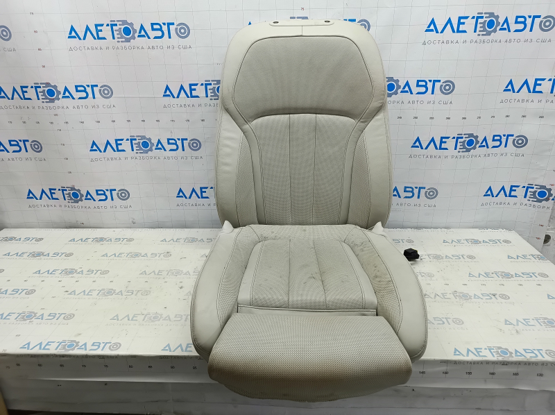 BMW X5 G05 19-22 Elfenbein-Weiss driver's seat upholstery, for ventilation, for heating, for dry cleaning, contact with water
