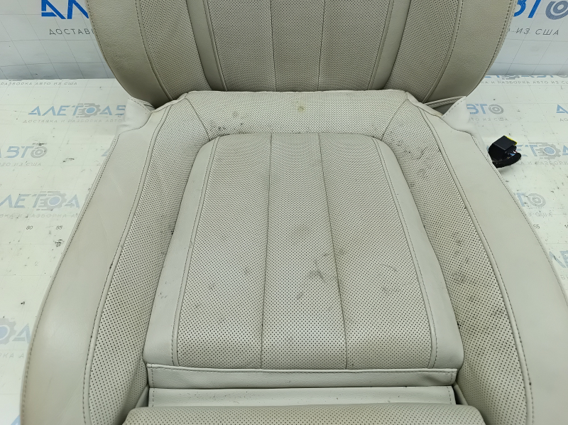BMW X5 G05 19-22 Elfenbein-Weiss driver's seat upholstery, for ventilation, for heating, for dry cleaning, contact with water
