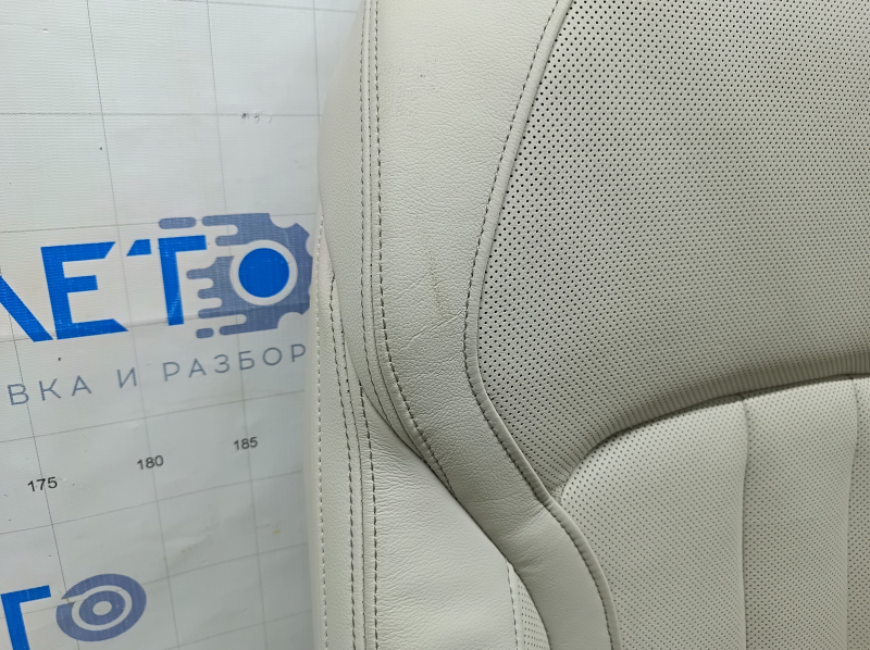 BMW X5 G05 19-22 Elfenbein-Weiss driver's seat upholstery, for ventilation, for heating, for dry cleaning, contact with water