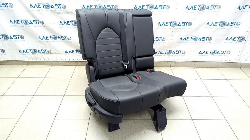 Rear row of seats 2 row right Toyota Highlander 20-22 leather black for 8 seats, XLE, hybrid, contact with water, rust