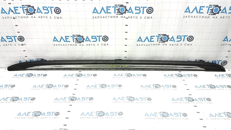 Longitudinal roof rail left Jeep Compass 17-17 2 parts, black, with chrome inserts, without seal