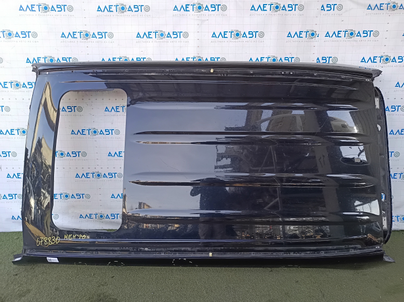 Metal roof Toyota Highlander 20 - under the hatch, on the body, dented on the banana