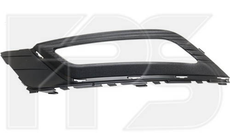 Front bumper grille right Ford Fusion mk5 17-18 under fog lights halogen mat without overlay
