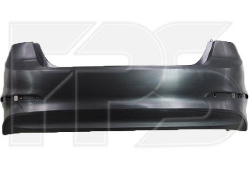 Rear bumper bare Hyundai Elantra AD 17-18 prerest with lip