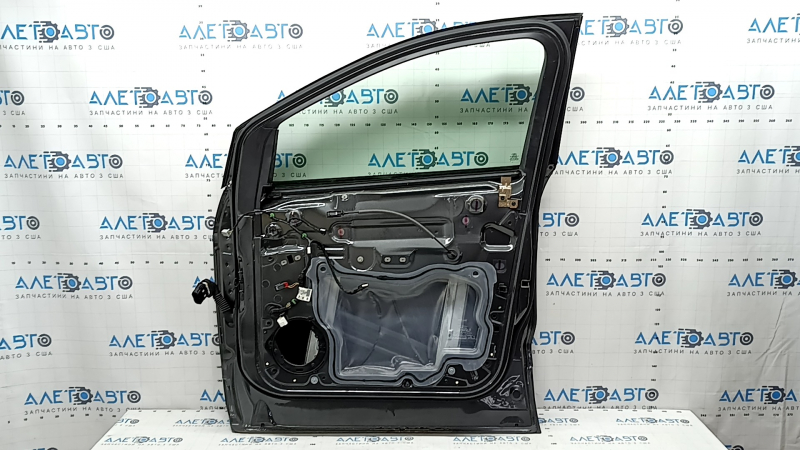 Front right door assembly for Ford Escape MK3 13-19 graphite J7, dents, scratches on the trim