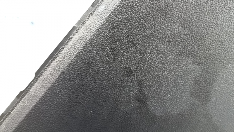 Left side center console trim for Ford Escape MK3 2017-2019, black, with cap, scratches