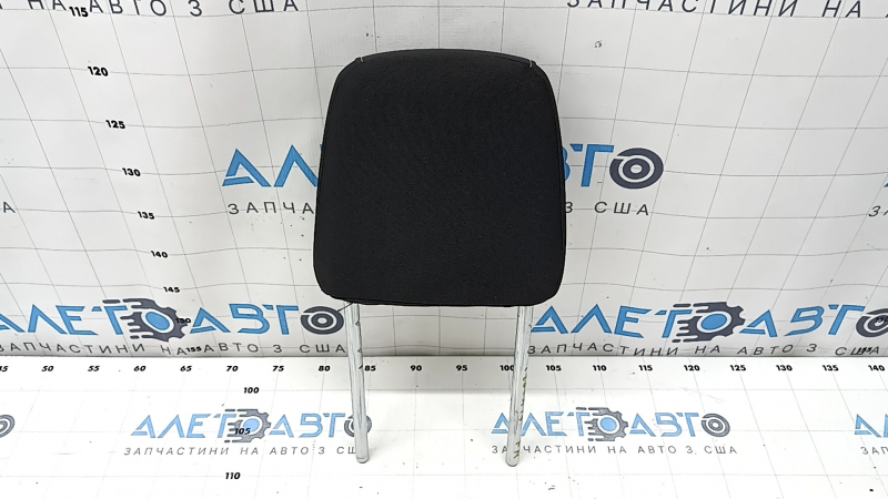 Front right headrest for Ford Escape MK3 2017-2019, black cloth, gray stitching, ready to clean