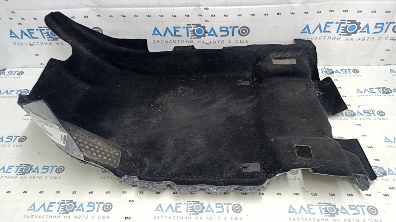 Front left floor covering for Jeep Cherokee KL 15-19, black, dry-cleaned