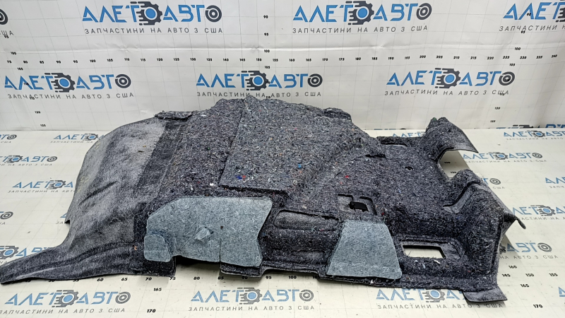 Front left floor covering for Jeep Cherokee KL 15-19, black, dry-cleaned