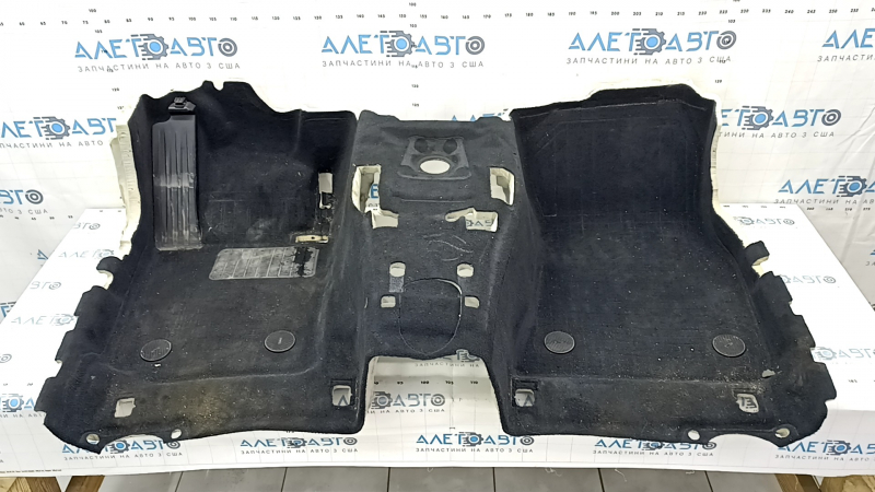 Front floor covering for BMW 3 G20 19-25, black, dry-cleanable
