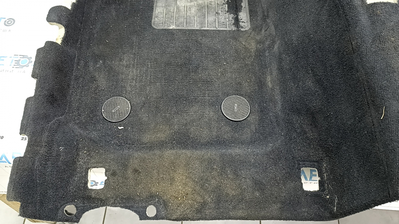 Front floor covering for BMW 3 G20 19-25, black, dry-cleanable