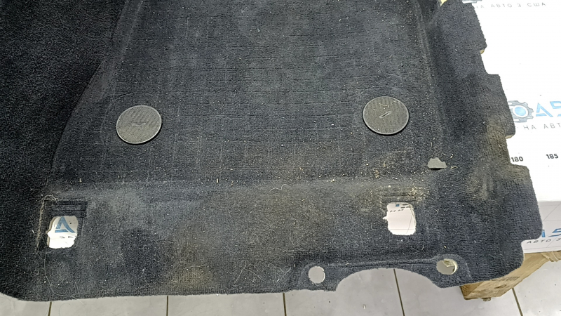 Front floor covering for BMW 3 G20 19-25, black, dry-cleanable