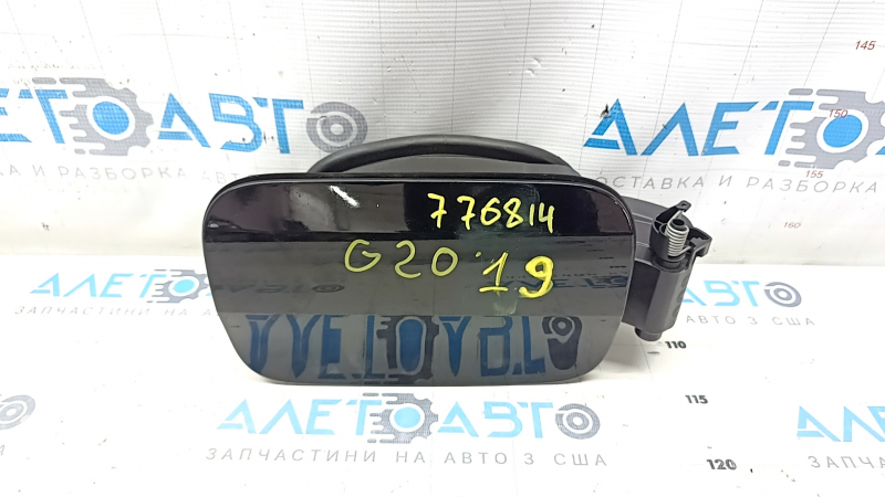 Fuel filler flap with housing BMW 3 G20 19-25 2.0T, 3.0T with 2-pin lock, torn seal, broken latch
