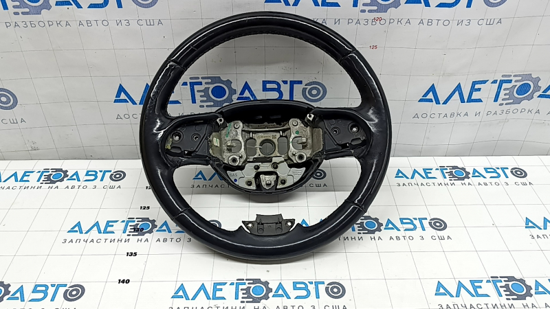 Naked steering wheel Jeep Grand Cherokee WK2 14-22 black leather, scratches, bumps