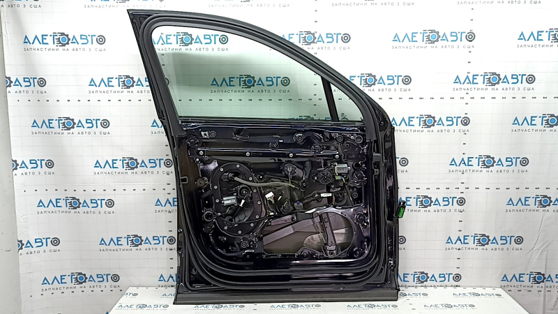 Front left door assembly for Audi Q7 16-19, aluminum, keyless, door closer, blue LC5M