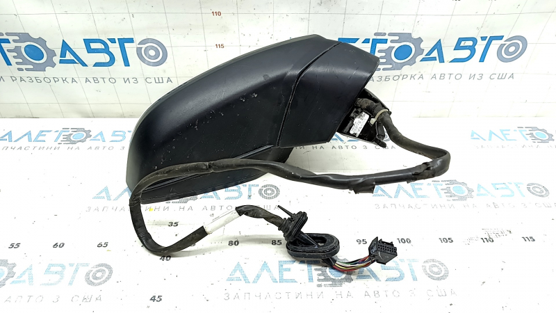 Right side mirror assembly for Audi Q5 80A 18-24V 15-pin, auto-dimming, turn signal, BSM, heated, white
