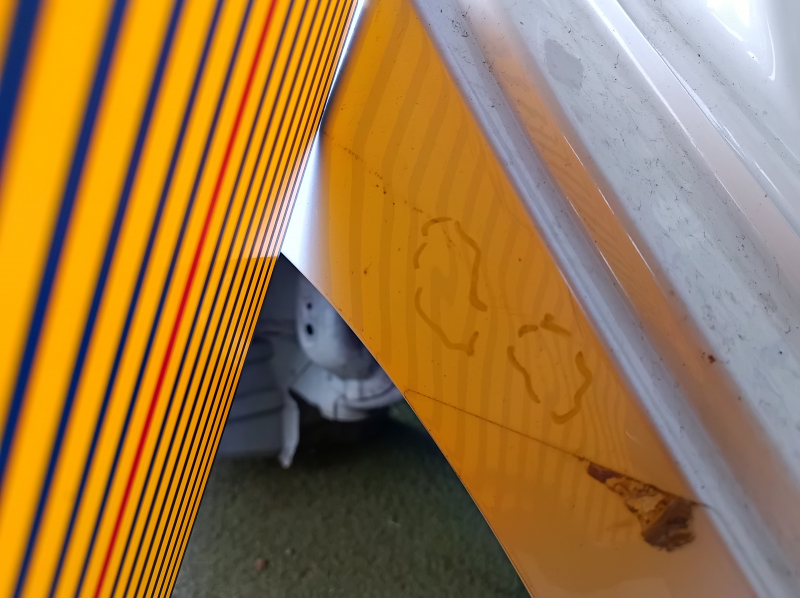 Quarter wing rear right Tesla Model S 12-20 panel aluminum, white, on the body, bumpers