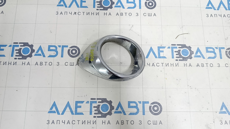 Right fog light frame for Lexus ES300h ES350 13-15 pre-restoration, chrome, sand, bumps