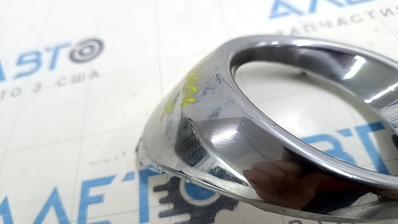 Right fog light frame for Lexus ES300h ES350 13-15 pre-restoration, chrome, sand, bumps