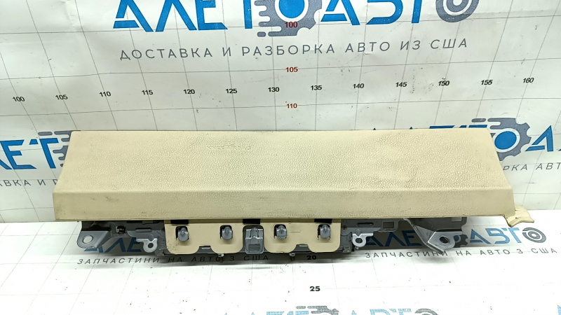 Right passenger knee airbag for a Lexus ES300h ES350 13-18 beige, scratches, and a rusty squib