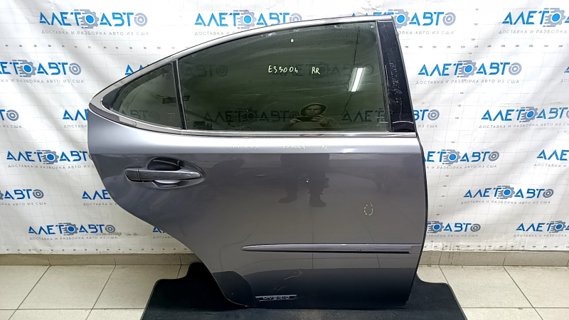 Rear right door assembly for Lexus ES300h ES350 13-18 hybrid, keyless, graphite 1H9, butt