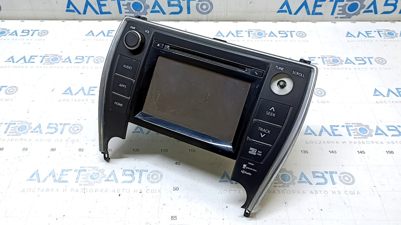 Display radio disc drive player navigation Toyota Camry v55 15-17 usa scratches, missing button