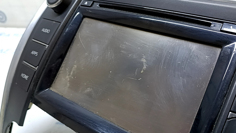 Display radio disc drive player navigation Toyota Camry v55 15-17 usa scratches, missing button