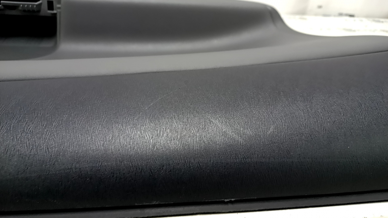 Door trim, rear left, Toyota Prius V 12-14, dark gray, dark gray leather insert, JBL, with handle, scratches, dented, scratch on the handle