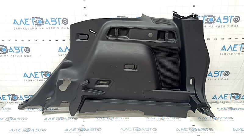 Right arch trim for a 2021-2025 Ford Bronco Sport, black, with hooks, scratches