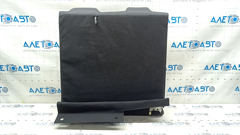 Rear seat, 2nd row, upper right, Honda Accord 23-24, black leather, perforated, with armrest