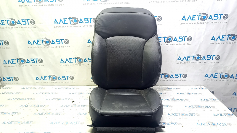 Subaru Forester 14-18 SJ driver's seat upholstery, black leather, heated with perforation