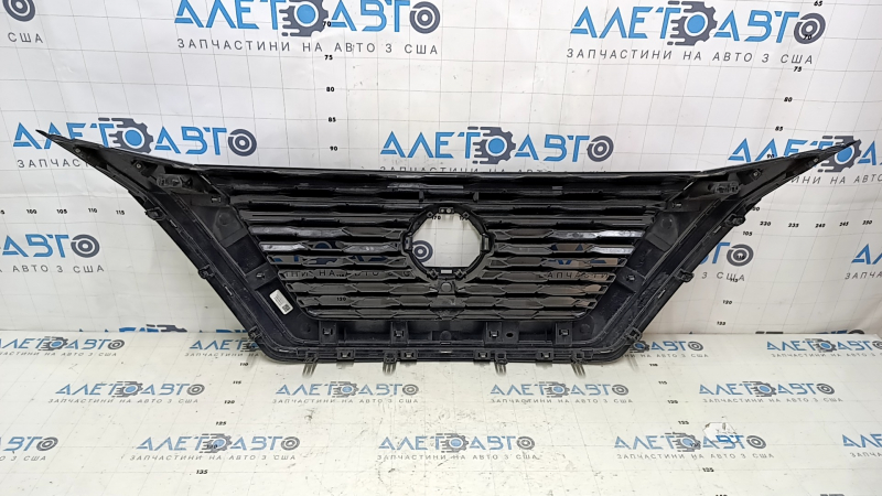 Nissan Rogue 21-23 grille, US-built, sand-finished, with bumpers