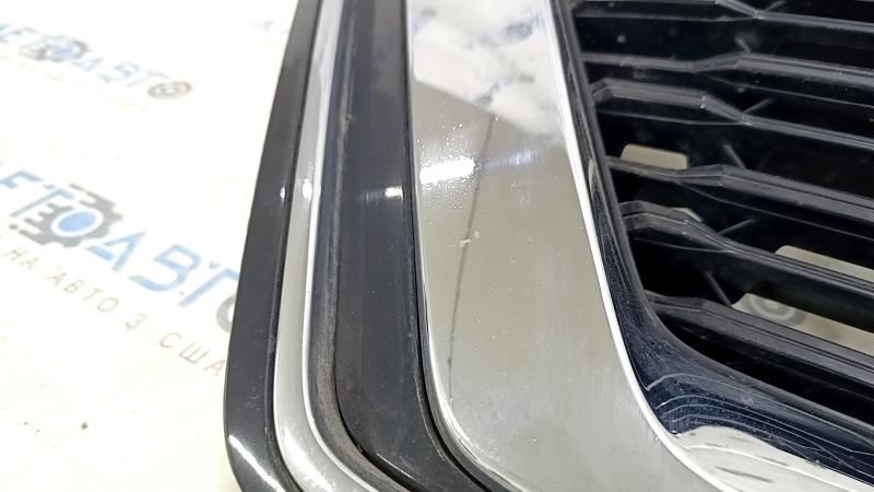 Nissan Rogue 21-23 grille, US-built, sand-finished, with bumpers