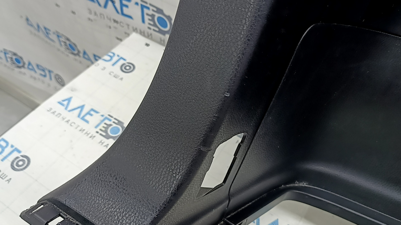 Left arch trim for Toyota Highlander 14-19, black, with cup holder, scratches