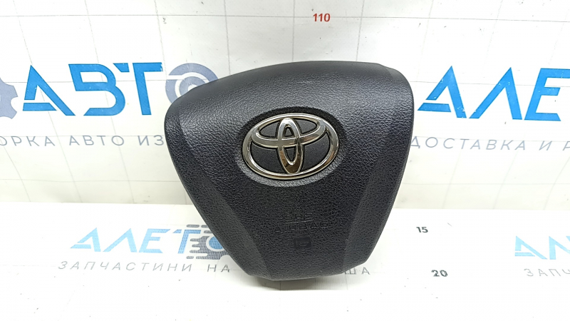 Black steering wheel airbag for the driver's side of the Toyota Avalon 13-18