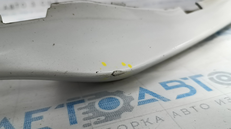 Bare front bumper BMW 3 F30 16-18 Sport line, with parking sensors, white A96 scratches