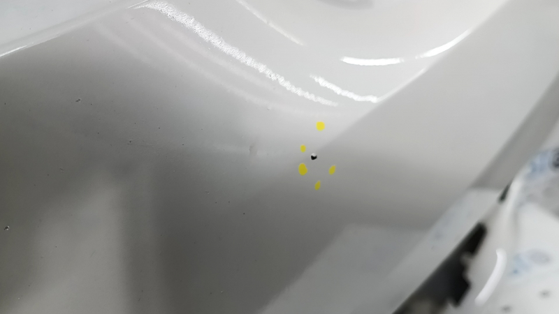 Bare front bumper BMW 3 F30 16-18 Sport line, with parking sensors, white A96 scratches