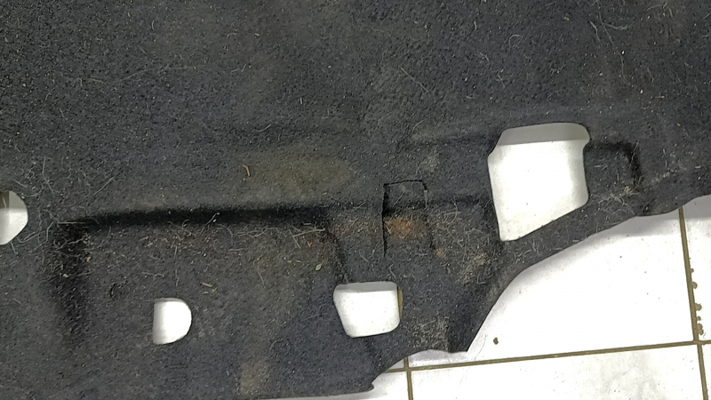 Toyota Highlander 14-19 black floor covering, ready to clean