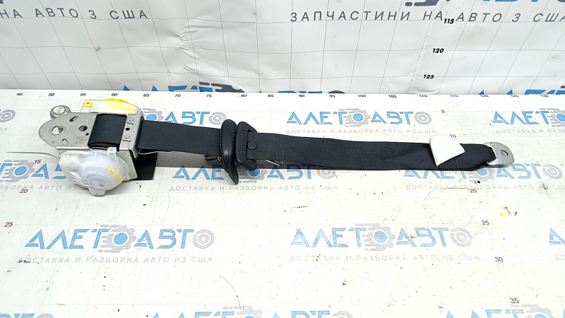 Seat belt rear left Lexus RX350 RX450h 10-14 black, shot