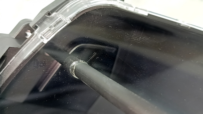 Honda CRV 2020 hybrid EX-L, Touring instrument cluster, scratches, crack in glass, cracks in mountings