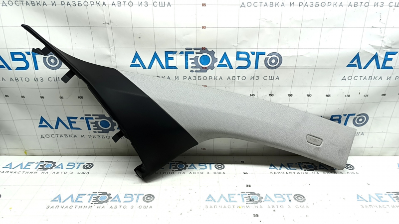 BMW i3 14-21 right front pillar trim, gray and black, dry-cleanable